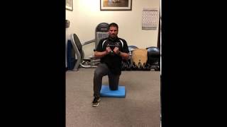 Half Kneeling Pallof Press with Kettlebell [upl. by Orten190]