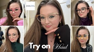 Dont Miss Out on Zeelool Glasses TRY ON HAUL [upl. by Eilyr29]