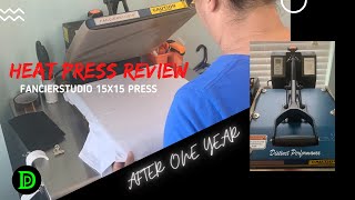 Fancierstudio 15x15 heat press review [upl. by Litsyrk]