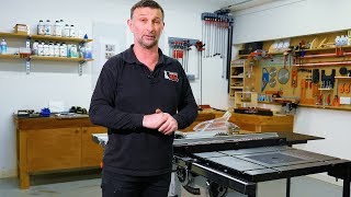 Axminster Trade AT254TS Table Saw Workstation  Product Overview [upl. by Aelram]