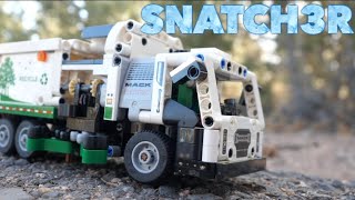 LEGO Technic Mack LR Electric Garbage Truck Review [upl. by Marjie217]