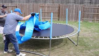 How to assemble a Triple Tree 10FT Trampoline [upl. by Aleciram494]