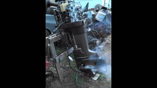 1991 Yamaha 200 hp outboard test run [upl. by Alaik]