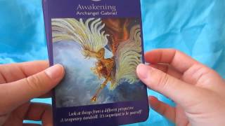 Review of Angel Tarot Cards by Doreen Virtue [upl. by Anahsirk]