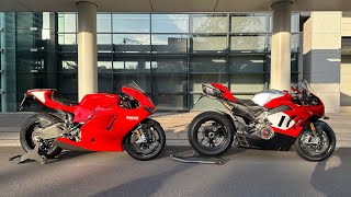 DUCATI Desmosedici RR V4R 2023 1299 Superleggera Moto GP machine🔥 Exhaust sound⚡️⚡️ [upl. by Arelus177]