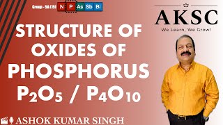 22 What is the Structure of Oxides of Phosphorus  P2O5P4O10 Phosphorus Pentoxide  NEET JEE [upl. by Nedrud]