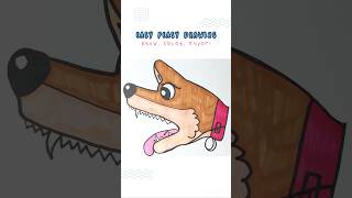 How To Draw A Dog By Tracing Your Hand [upl. by Ennovihs]