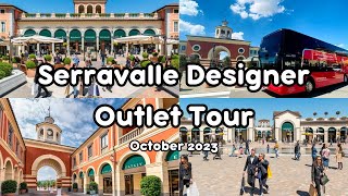 Serravalle Luxury Designer Outlet Walking Tour Italy [upl. by Stephana638]