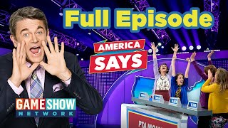 America Says  FULL EPISODE  Game Show Network [upl. by Onairam]