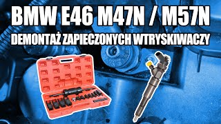 ❓ BMW ZAPIECZONE WTRYSKI ❓ MŁOT BEZWŁADNOŚCIOWY  ŚCIĄGACZ WTRYSKIWACZY JAK UŻYWAĆ  E46GARAGEPL [upl. by Osicran502]