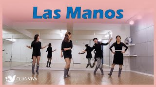 Las Manos  Line Dance  Absolute Beginner [upl. by Onek]