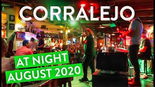 Corralejo Nightlife  Live Music Bars amp Restaurants in August 2020 [upl. by Myriam]