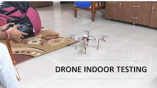 🟡 DRONE INDOOR TESTING  QUADCOPTER FLYING  INNOVATION DISORDER [upl. by Magnien931]