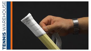 Tennis Tip How to Install a Replacement Grip [upl. by Viveca]