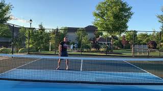 Pickleball Volley at Net 7 1 2024 [upl. by Noemi]