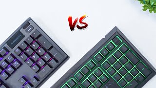 Steelseries Apex 5 vs Razer Ornata V2 [upl. by Aramen]