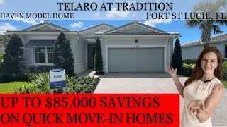 New Luxury Homes Telaro Tradition Port St Lucie FL  Mattamy Homes  2 Bed 2 12 Bath 2134 SQFT [upl. by Lambard760]