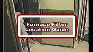 Furnace Filter Location Guide [upl. by Yeta]