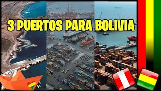 Perú ofrece a Bolivia 3 puertos para exportaciones  Puerto Ilo Puerto Callao y Puerto Matarani [upl. by Allak]