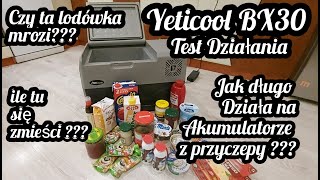 77 Lodowka Yeticool BX 30 Test  Czy ta Chłodziarka Mrozi  Ile Czasu Pracuje na Akumulatorze [upl. by Carmelle81]