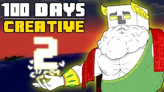 100 Days  Minecraft Creative 2 [upl. by Annovaj]