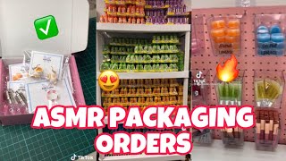 Small Business Check  TikTok ASMR Packaging Orders Compilation ✨ [upl. by Hahcim]