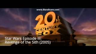 Star Wars 20th century Fox 19772005 [upl. by Esenwahs]