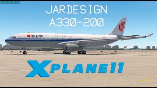 Jardesign Airbus A330200 Air China for X Plane 11 [upl. by Anat962]