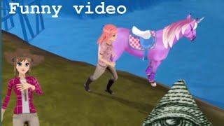 Horse Riding Tales funny video 1 [upl. by Enneibaf]