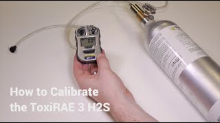 ToxiRAE 3 H2S  How to Manually Calibrate Expert Tips [upl. by Barfuss352]