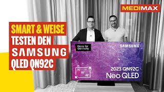 Smart amp Weise testen den Samsung TV QN92C [upl. by Cartie]