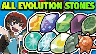 How amp Where to Get ALL Evolution Stones in Ultra Sun and Moon –All Evolution Stones Ultra Sun amp Moon [upl. by Cayla]