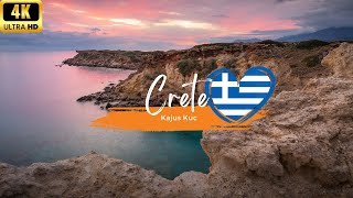 Crete Greece 4K UHD  The Most Beautiful Corners of the Island [upl. by Melda]