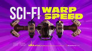 SciFi Warp Speed Sound Effects Library [upl. by Stasny]