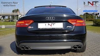 Audi A5 32 FSI  Wydech Eisenmann Race Exhaust  Wydechowepl [upl. by Rodoeht]