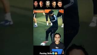 Passing Skills Footballers Copy😜🔥shorts passingskills cr7 neymar reaction footballreactions [upl. by Yunick]