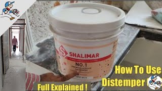 शालीमार प्रीमियम ऐक्रेलिक डिस्टेंपर Shalimar premium acrylic distemper [upl. by Esnofla]