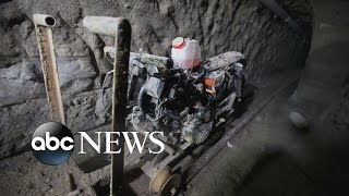 Go Inside Mexican Drug Lord quotEl Chapoquot Prison Escape Tunnel  Good Morning America  ABC News [upl. by Marvella]