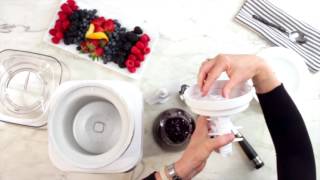 Cuisinart Fruit Scoop Demo ICE31 [upl. by Idoux]