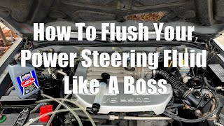 How To Flush Your Power Steering Fluid [upl. by Torbert62]