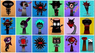 Sprunki 90 Phase 1 10 All Characters Durple MrTree MrSun Full Version  Compilation Incredibox [upl. by Nessa]