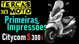 CITYCOM S 300 i  PRIMEIRAS IMPRESSÕES  Como é pilotar uma Scooter [upl. by Enitsugua]