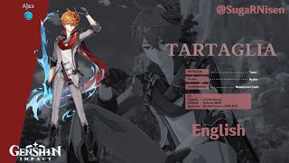 Genshin Impact  Tartaglia Voice Lines  English [upl. by Harrod]