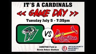 July 5 Welland Jackfish at Hamilton Cardinals [upl. by Kaile]