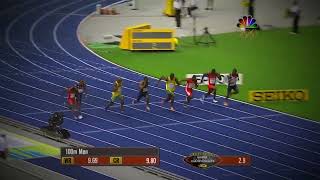 100m World Record  Usain Bolt [upl. by Caz]