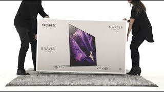 Sony  BRAVIA  Unboxing the A9FAF9 series [upl. by Forest]