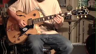 CORT Yorktown Hollowbody Guitar Demo  Fender Excelsior [upl. by Ashwin]