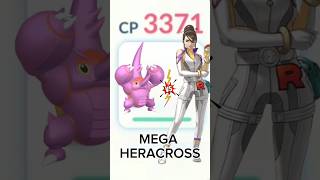 ✨Mega Heracross VS Leader Sierra pokemongo pokemon shiny shorts pokémon pokémongo shiny pogo [upl. by Hindu62]