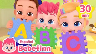 Canción del ABC y Más Canciones Infantiles  ¡Aprendamos el Abecedario  Bebefinn en español [upl. by Akinhoj]