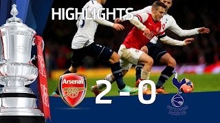 ARSENAL vs TOTTENHAM HOTSPUR 20 Official Goals amp Highlights FA Cup Third Round [upl. by Renruojos]